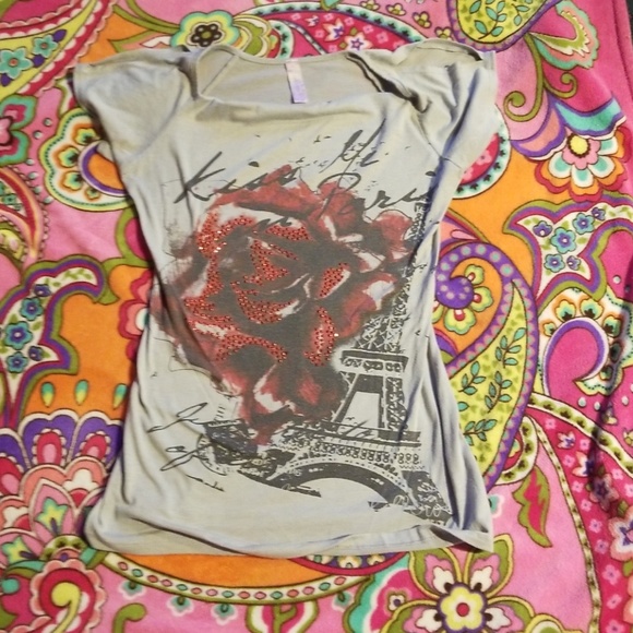 Tops - Cold shoulder tshirt #w1